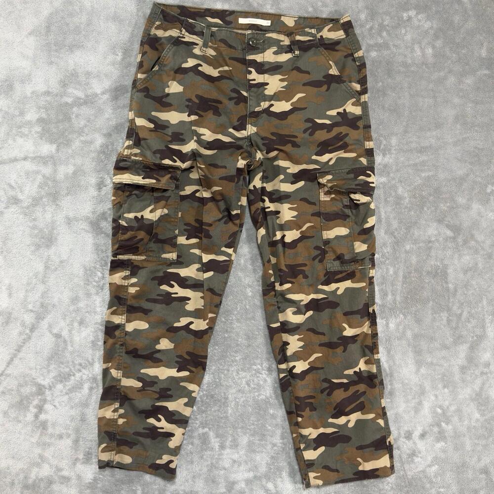 Levi's 94 Baggy Pants Camouflage Cargo Wide Leg 31x30